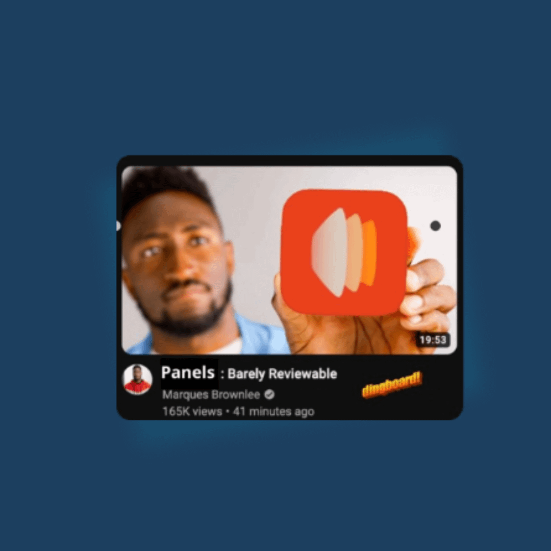 MKBHD’s Panels app reactions